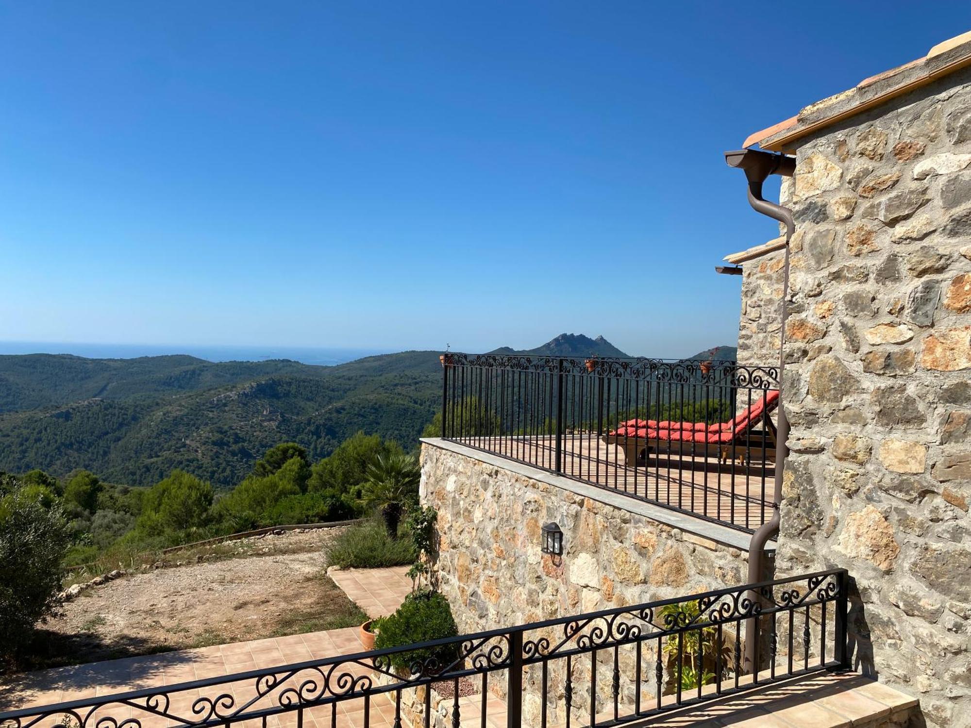 La Cueva De Miravet - Villa De Lujo En La Cima De La Montana Con Vistas Al Mar Cabanes  Esterno foto