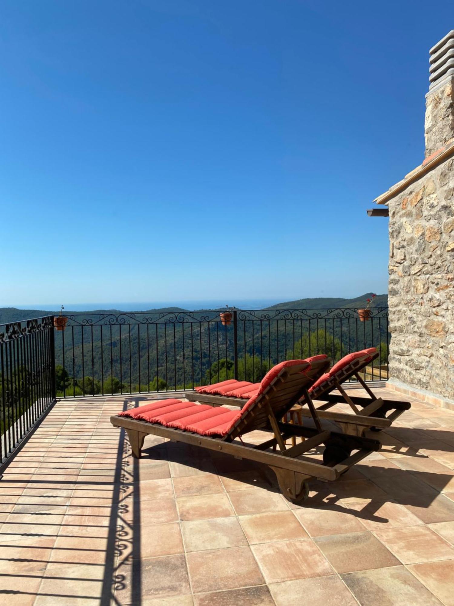 La Cueva De Miravet - Villa De Lujo En La Cima De La Montana Con Vistas Al Mar Cabanes  Esterno foto