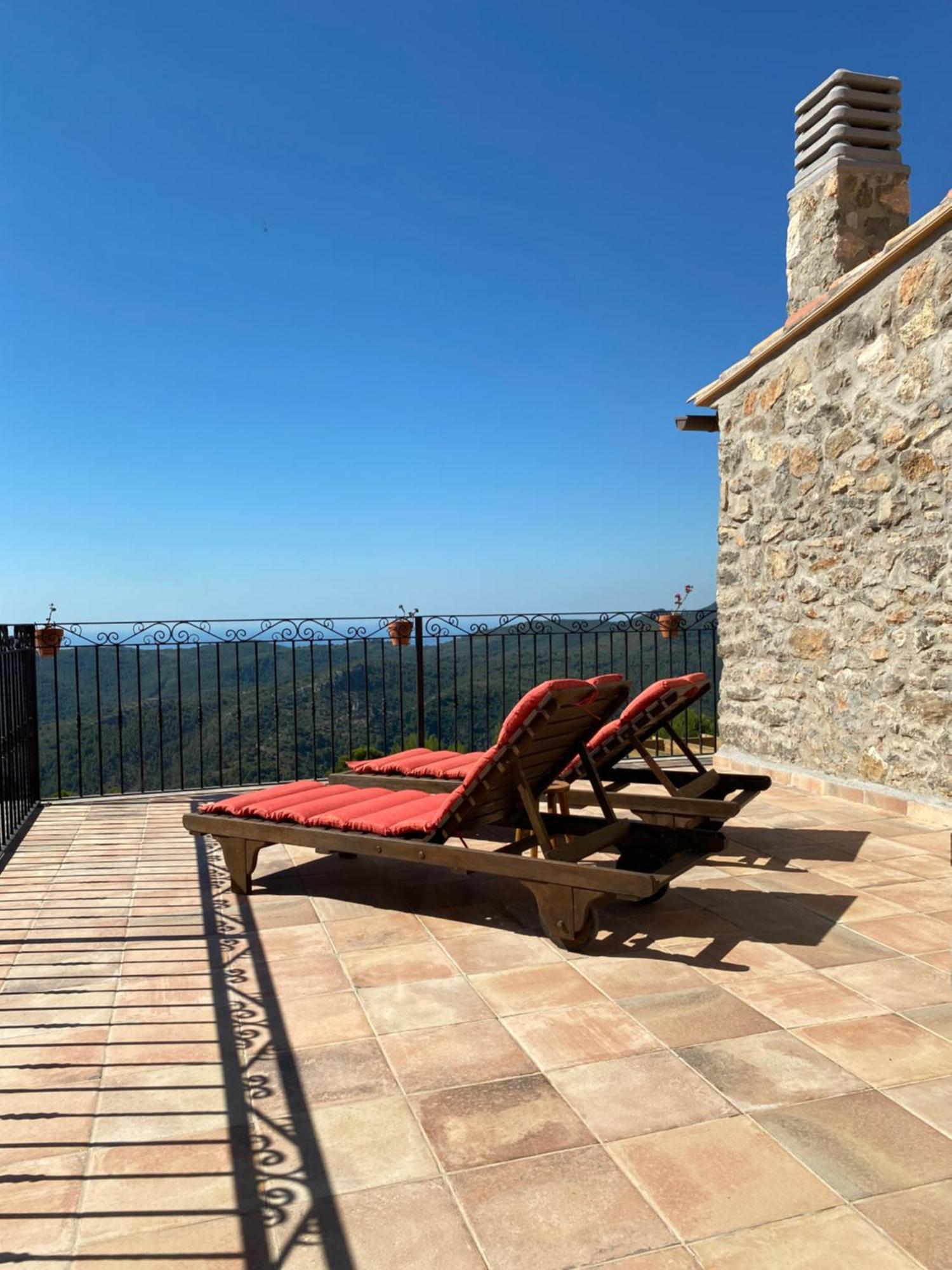 La Cueva De Miravet - Villa De Lujo En La Cima De La Montana Con Vistas Al Mar Cabanes  Esterno foto