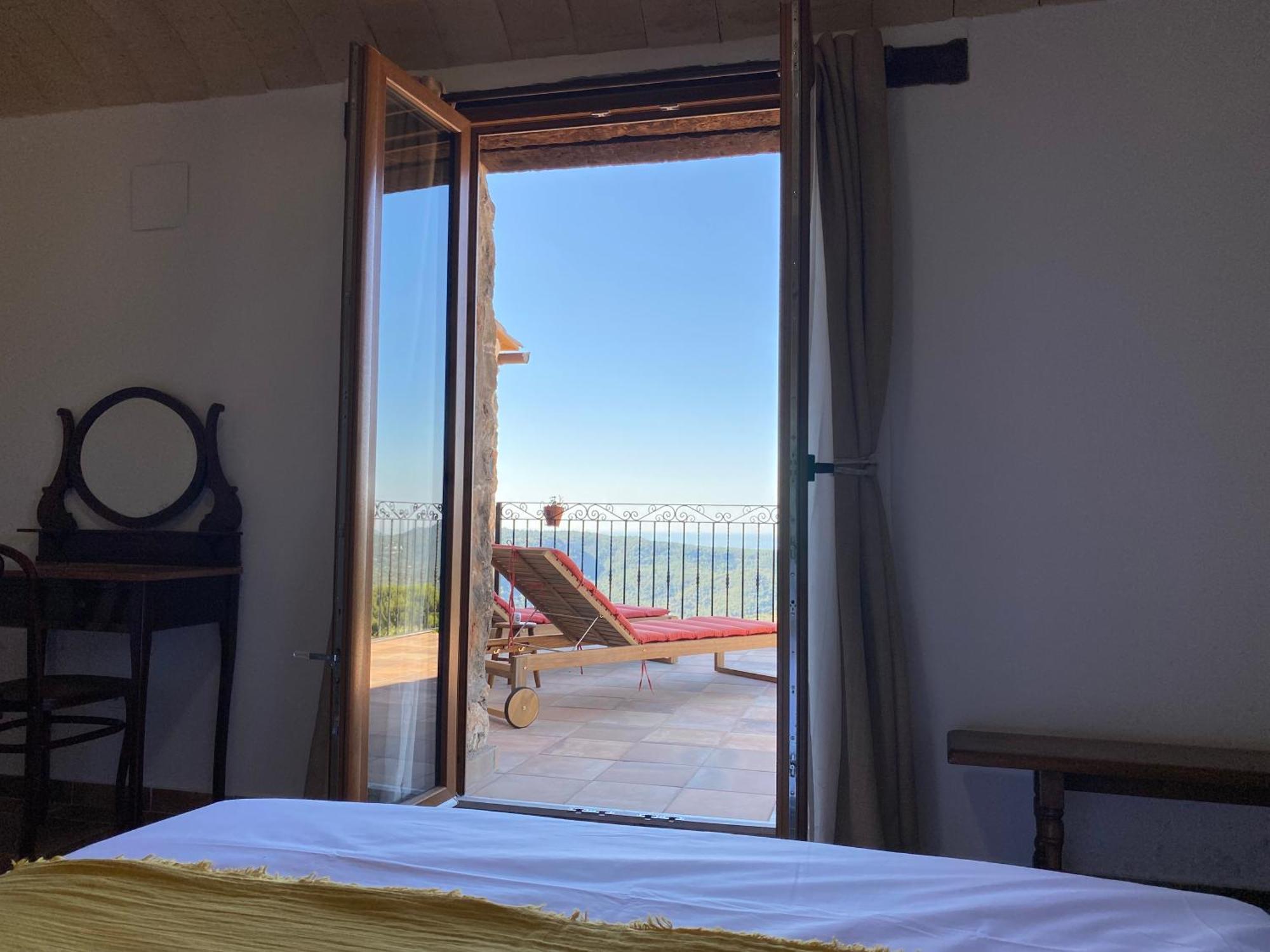 La Cueva De Miravet - Villa De Lujo En La Cima De La Montana Con Vistas Al Mar Cabanes  Esterno foto