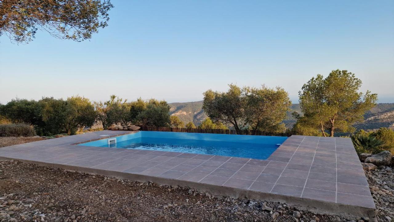 La Cueva De Miravet - Villa De Lujo En La Cima De La Montana Con Vistas Al Mar Cabanes  Esterno foto