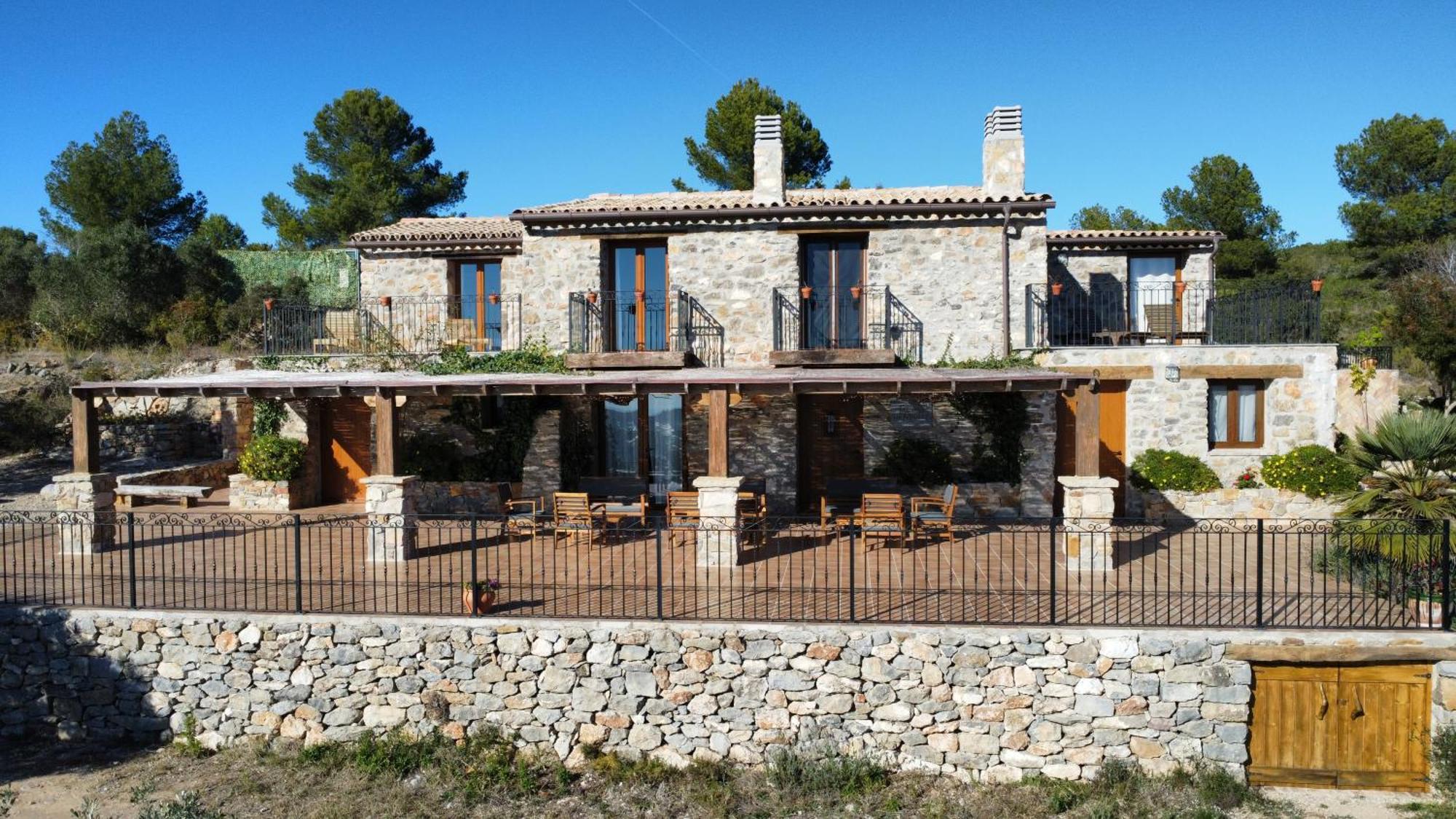 La Cueva De Miravet - Villa De Lujo En La Cima De La Montana Con Vistas Al Mar Cabanes  Esterno foto